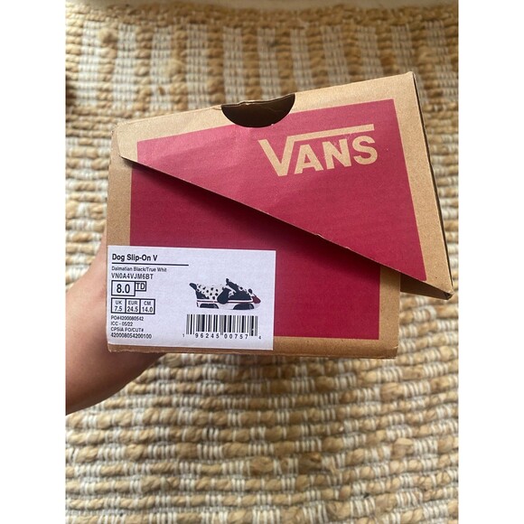 Dog Slip Ons by Vans 8T ~ NWT - Picture 7 of 7